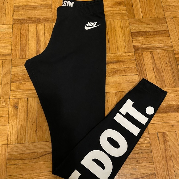 Nike lifestyle leggings ‘Just Do It’ Womens XS - Picture 1 of 4